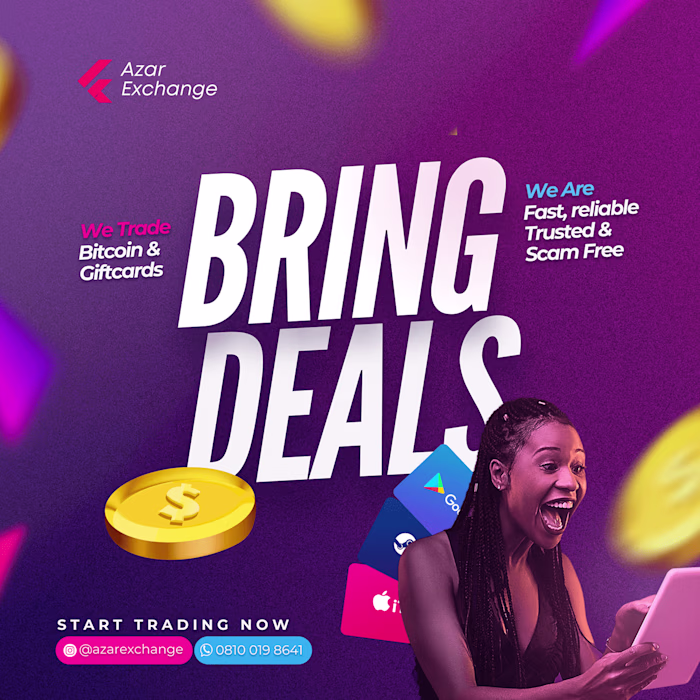 Exchange brand ad flyer :: Behance