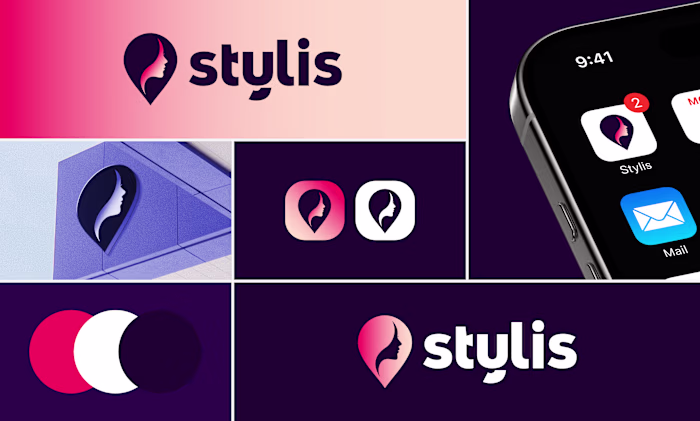Stylis Brand Identity & App Logo Design