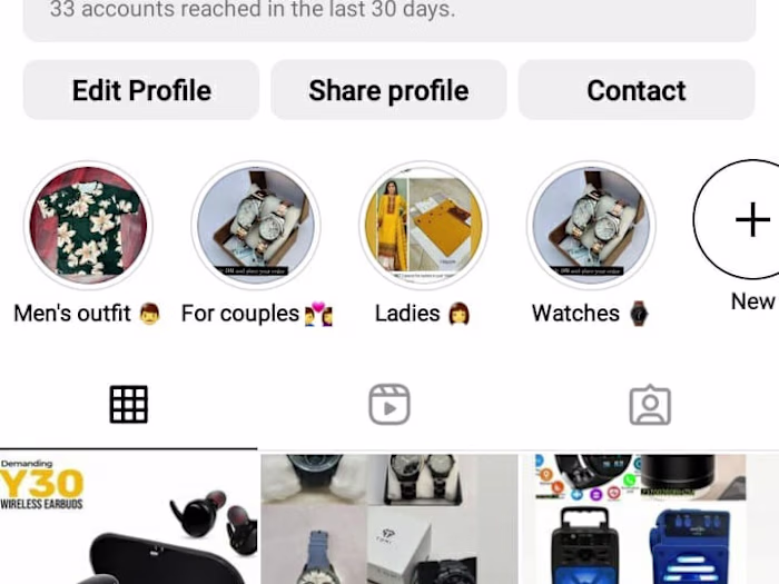 Instagram Page Handling