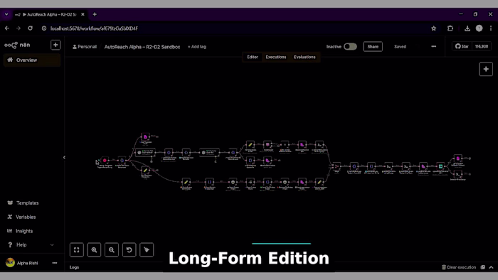 AutoReach Promotion – Long-Form AI Video Workflow 
