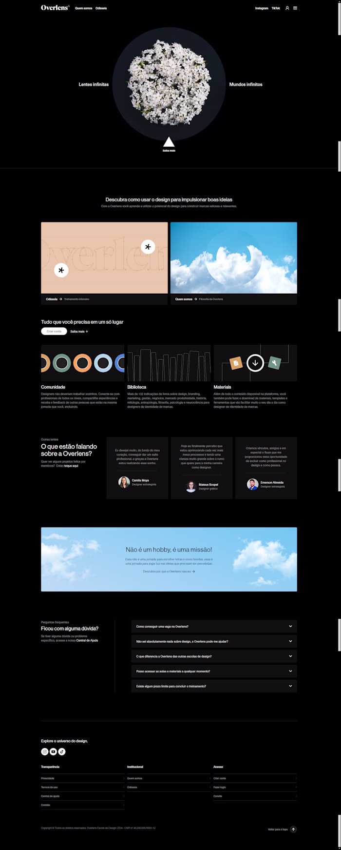 Marketing Website for Overlens