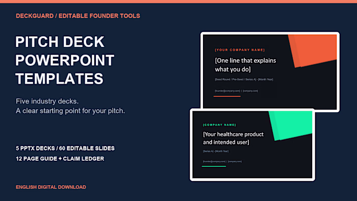 Startup Pitch Deck Templates | 5 Editable PowerPoint Decks