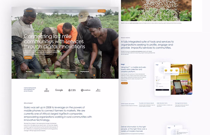 Landing page Design