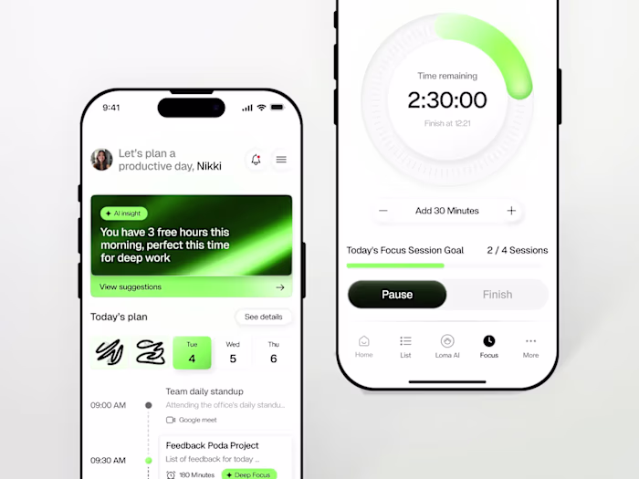 LOMA - AI Daily Planner Mobile App