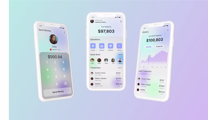 UI Design of Banking APP