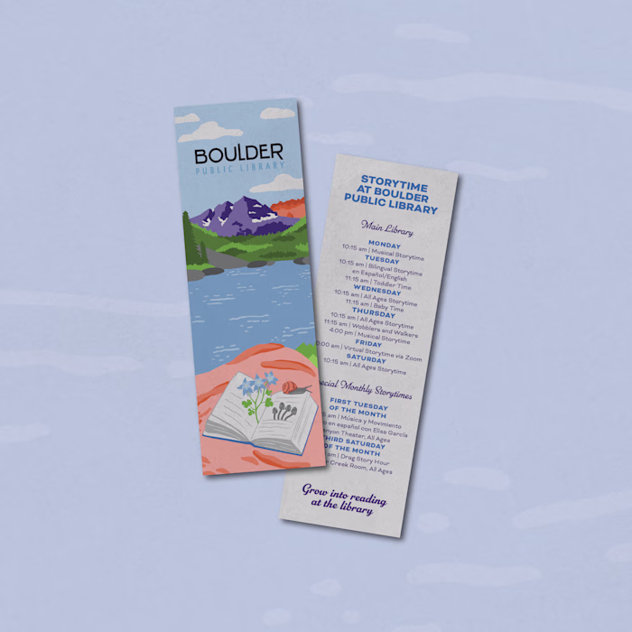 Storytime Poster & Bookmark Design