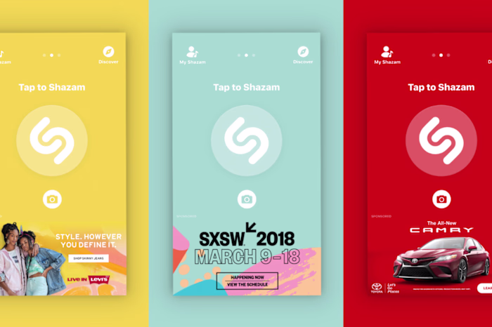Shazam Takeover Ads