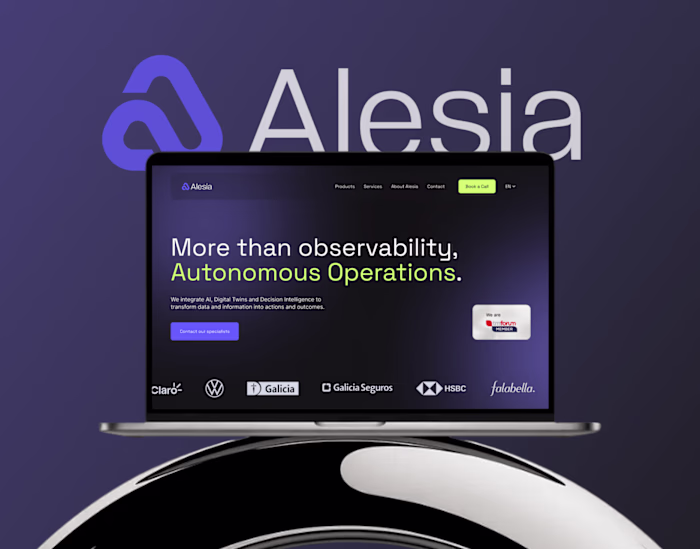 Alesia • UX UI Design / Pitch Deck