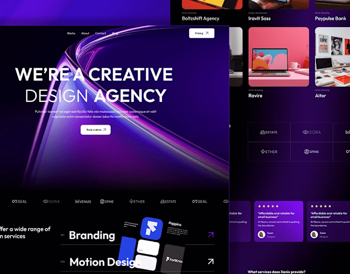 Agency Webflow Template | Xanix