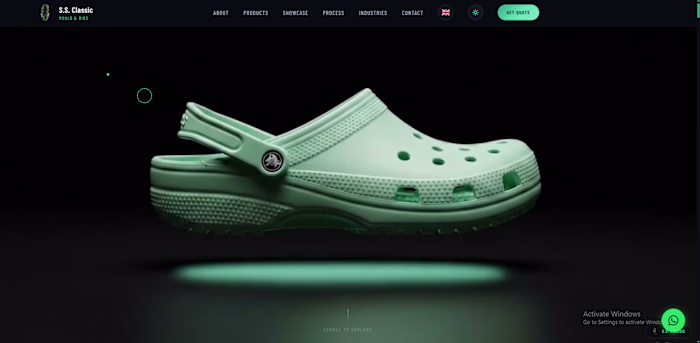 A full marketing/business website for