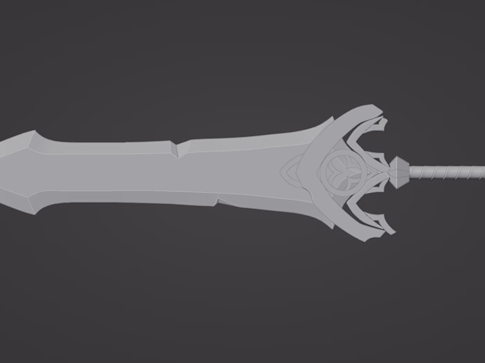 Stylized sword