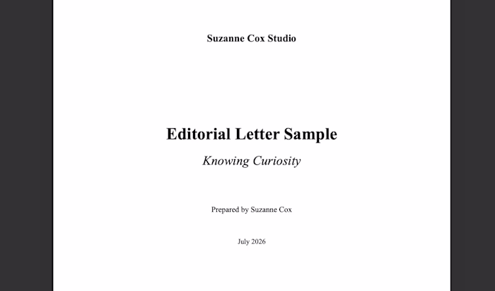 Editorial Letter Sample: Developmental Feedback
This