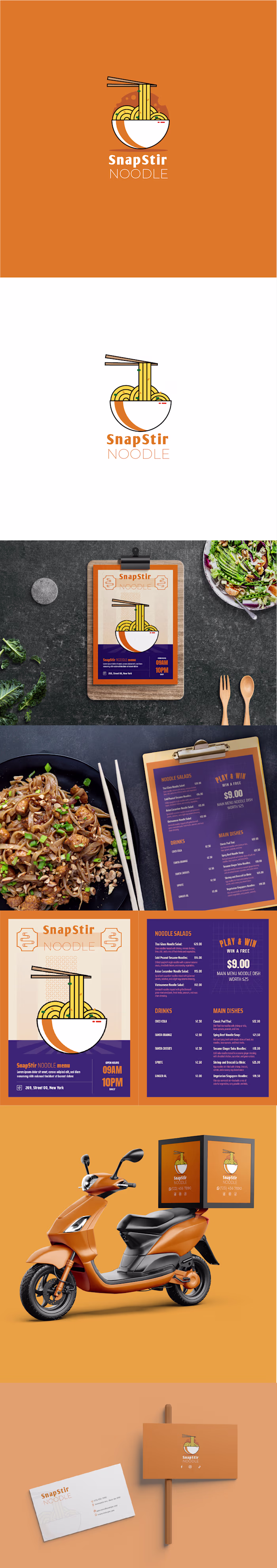 SnapStir Noodle Branding