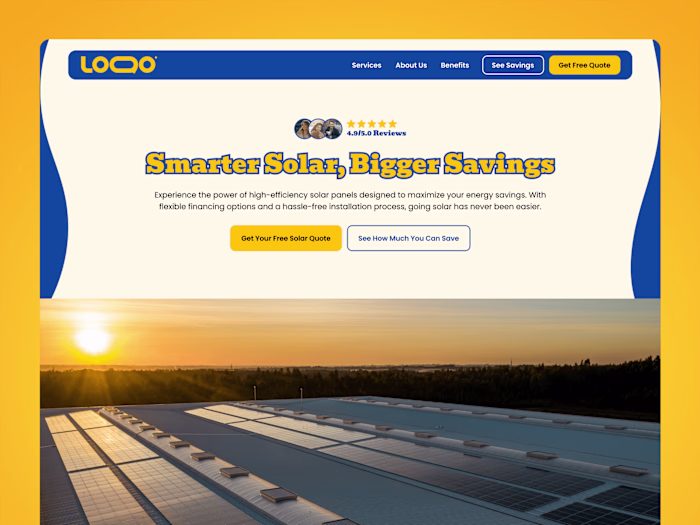 Radiant Solar ☀️ | Solar & Battery Website Design