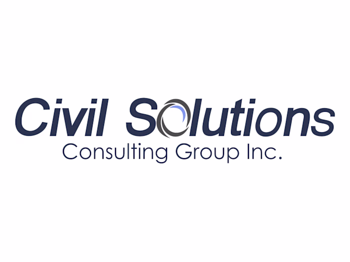 Civil Solutions (Civil Engineering) Logo Design