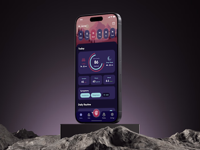Mobile App UI UX Design Wellness  Mobile App UI UX Design