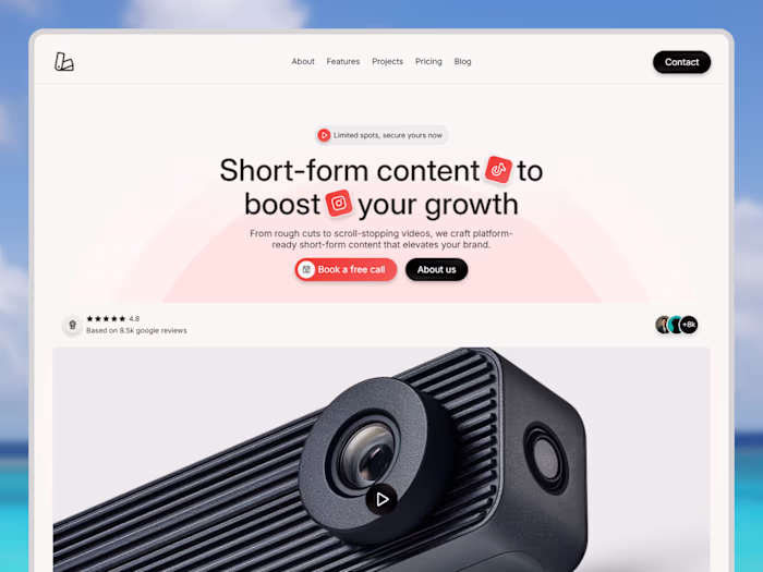Trendy — Social Media Agency Template