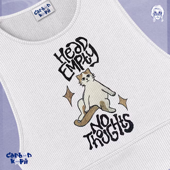 Graphic Tee Design #5 - Kucing Bloon on Behance