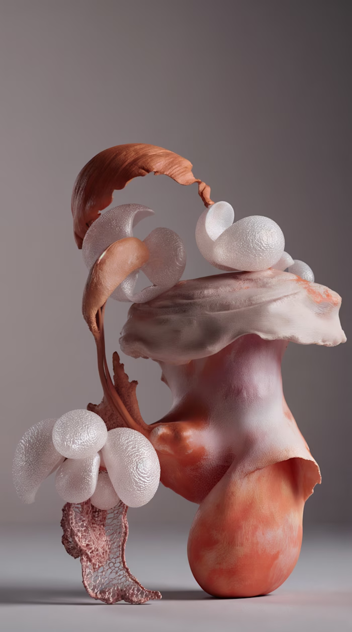The foundation is a scene created in Cinema 4D and rendered ...