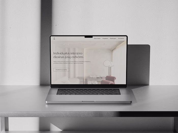 Website for an Interior Designer