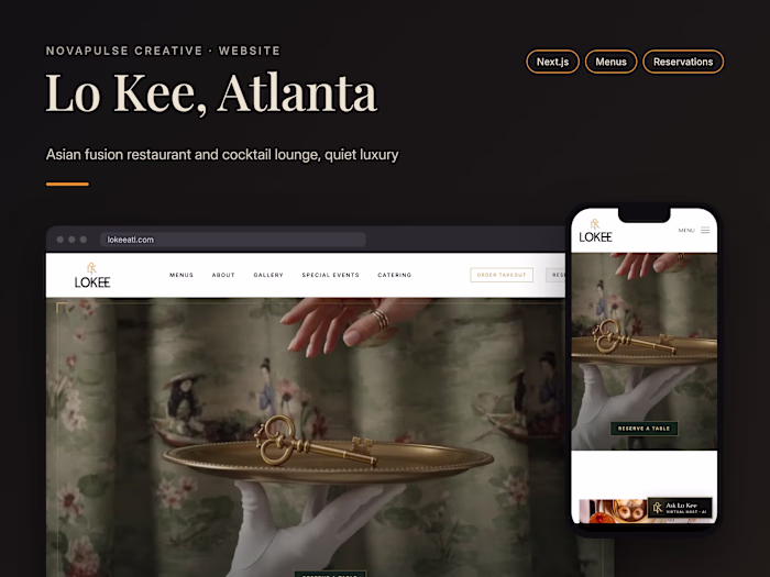 Lo Kee, Atlanta (lokeeatl.com). Website