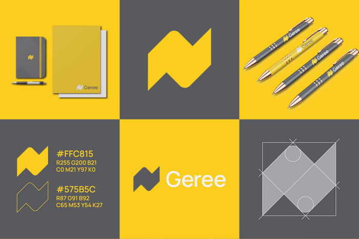 N Geree - Logo & Visual Identity Developed the complete bran...