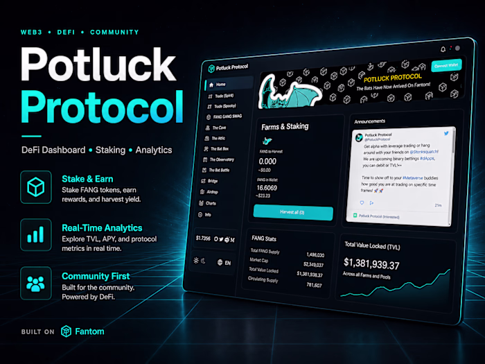 PotluckProtocol - Custom PancakeSwap Fork