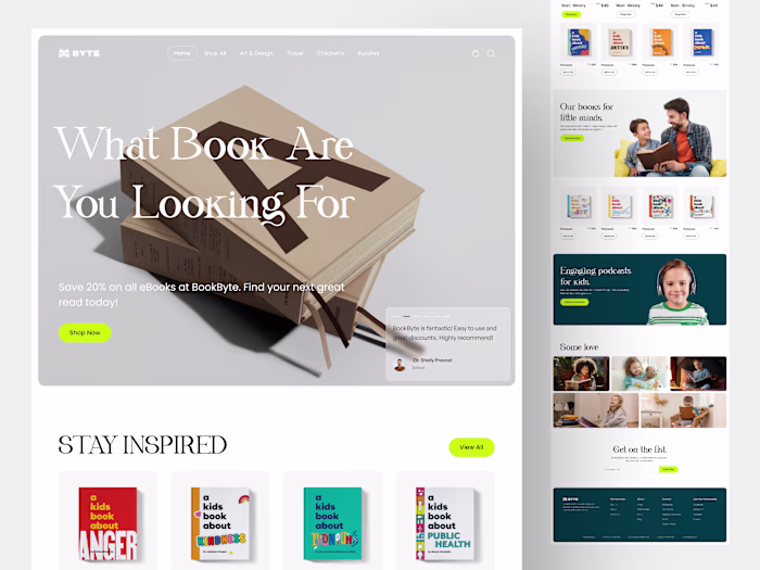 Bookbyte - Landing Page