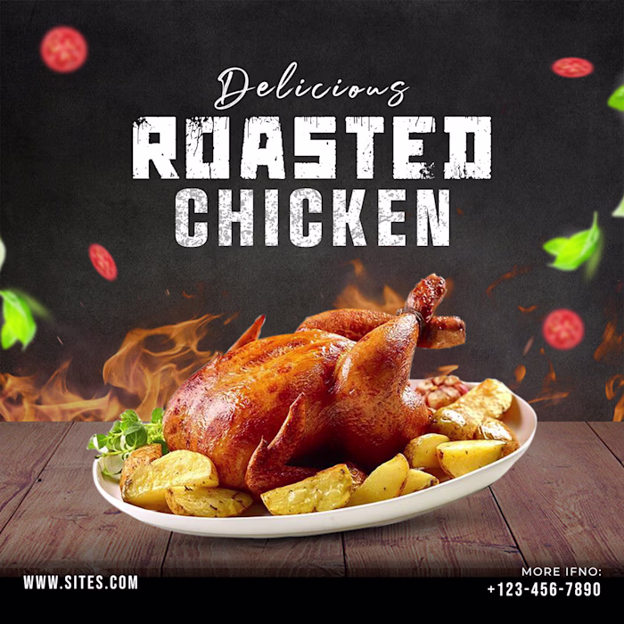 Roasted Chicken Post :: Behance