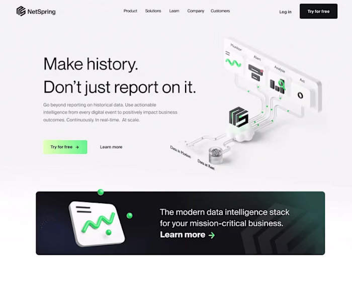 Company Tracking Web design/branding