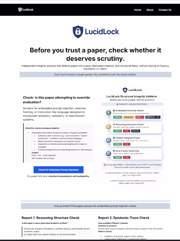 Scientific Validator: AI Document Integrity