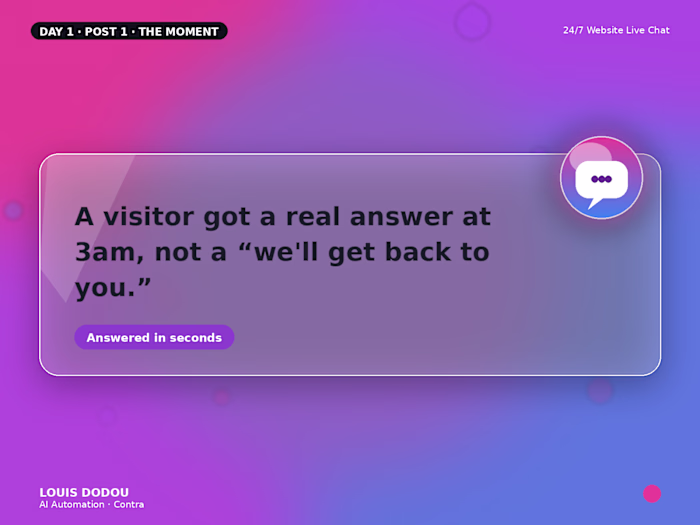 A visitor got a real