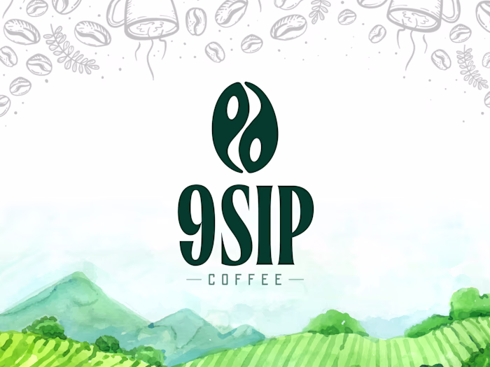 Clean, Modern Brand Identity and Packaging for 9spi Coffee