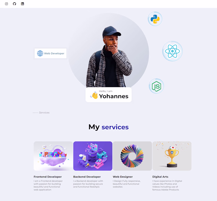 Portfolio website