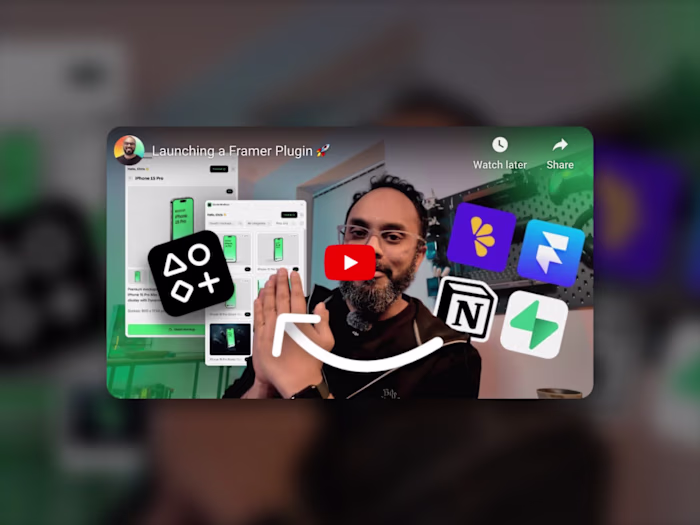Device Mockups Framer Plugin – Video Editing