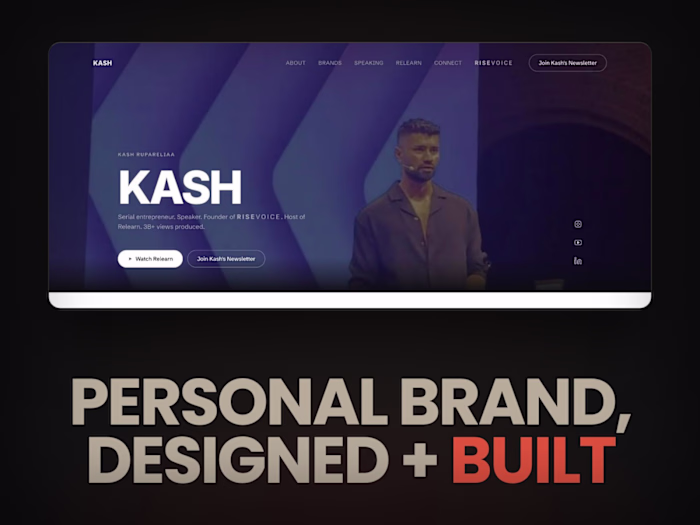 kashrupareliaa.me + RiseVoice · designed and built