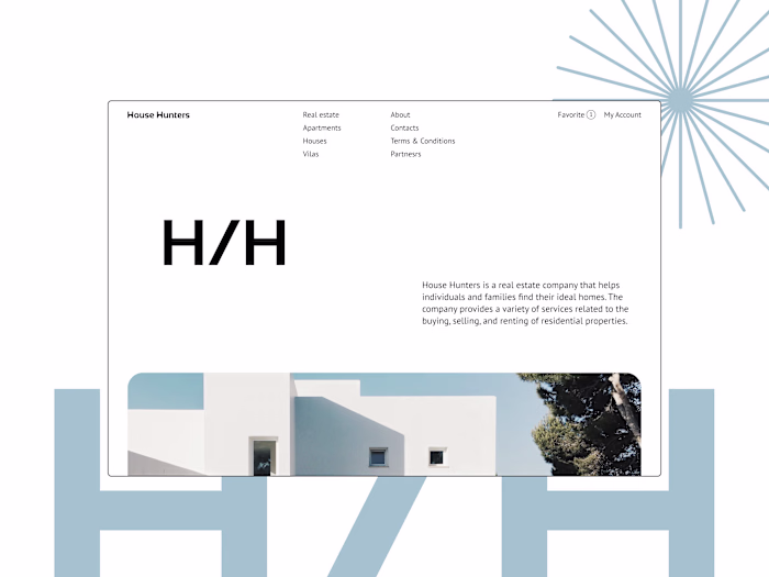 HOUSE HUNTERS - House Rental Website Design