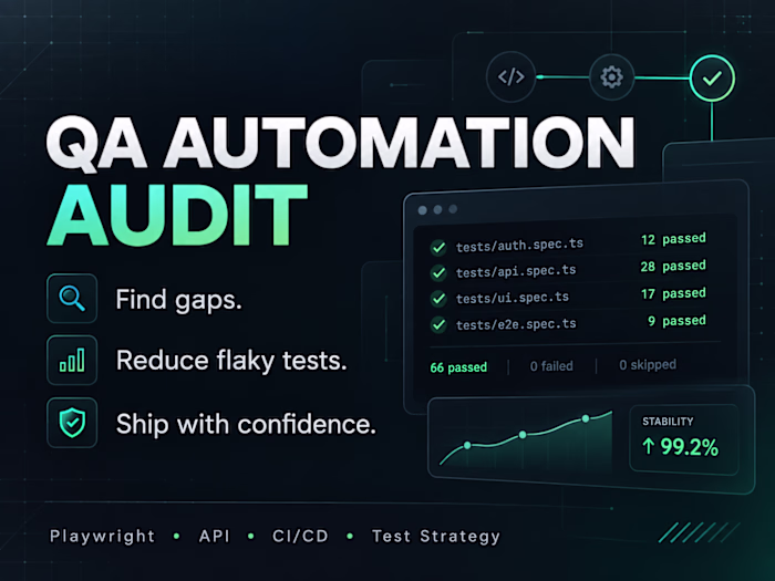 QA Automation Audit — SaaS Demo Project