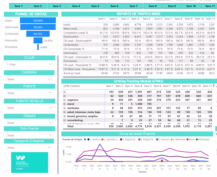 Designed an executive Power BI