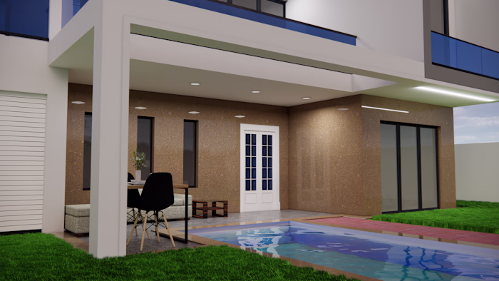 Modern Luxury Villa Exterior Realistic 3D Visualization😍