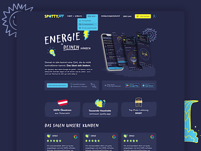Spotty App - Energy Made Simple