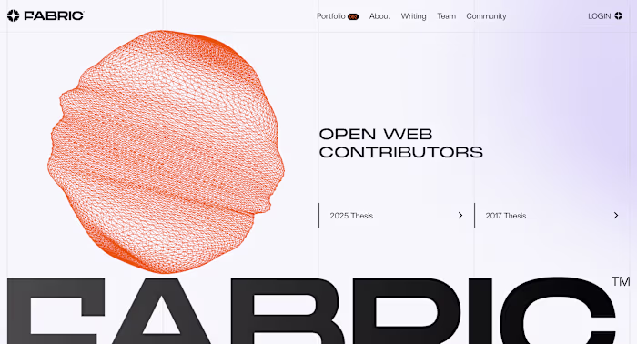 Fabric - Custom Developed Website