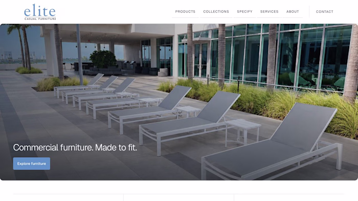 Elite Casual Website Design and Development