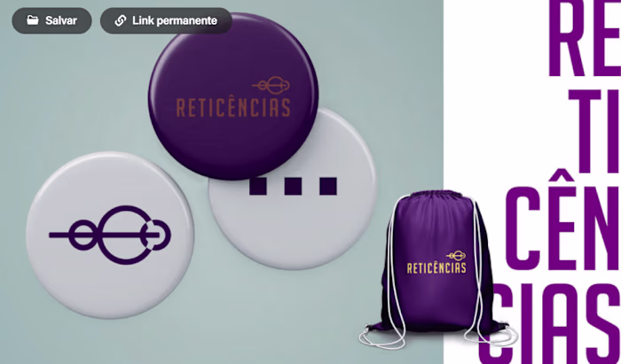 Visual Identity Reticências