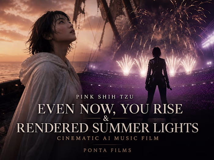 Even Now, You Rise / Rendered Summer Lights | AI Music Film
