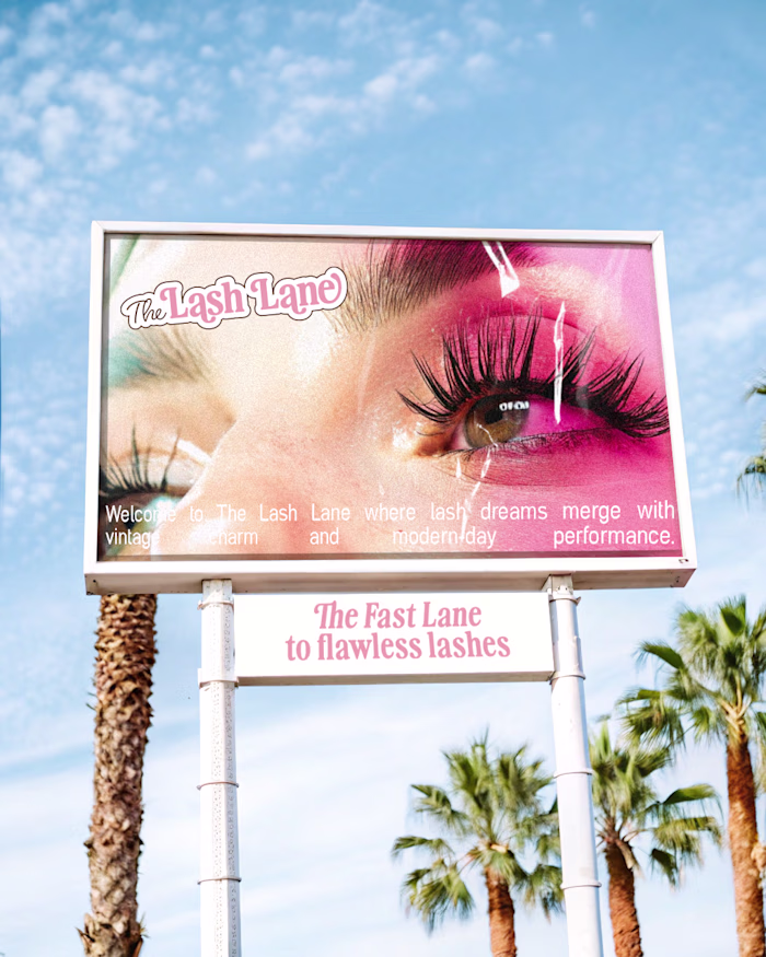 Recent client project for a cluster lash brand! 💅 Finding c...