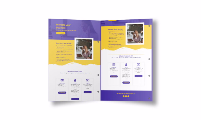 Simvoly landing page design