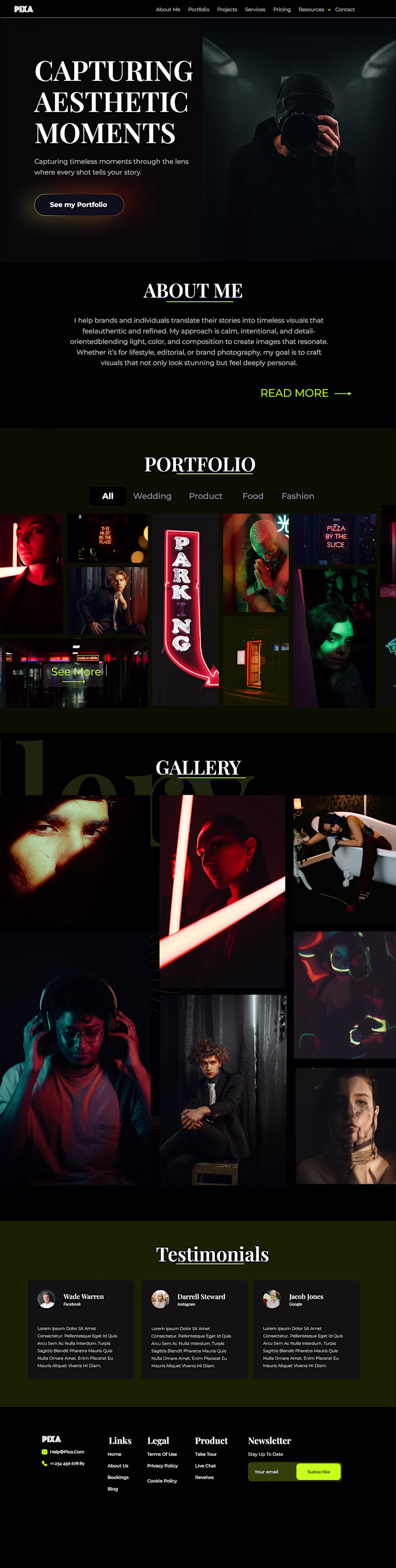 Hey there, I recently designed this aesthetic photography la...