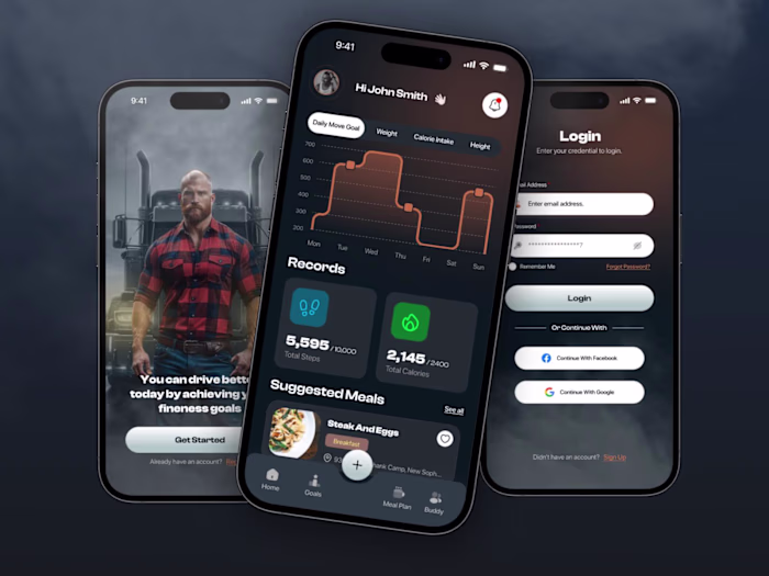 Health Tracker App For Truck Drivers