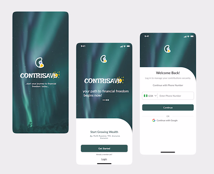 Revisiting an old favorite design ContriSave, a savings app ...